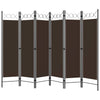 Brauner Raumteiler Yener 240x180cm (6-teilig)