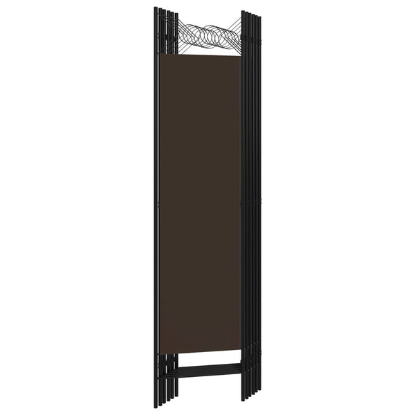 Brauner Raumteiler Yener 240x180cm (6-teilig)