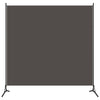 Anthrazit Raumteiler Anette 175x180cm (Stoff)