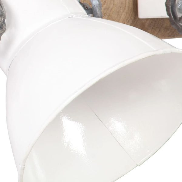 Weiße industrielle Wandleuchte Servilia 90x25cm (E27)