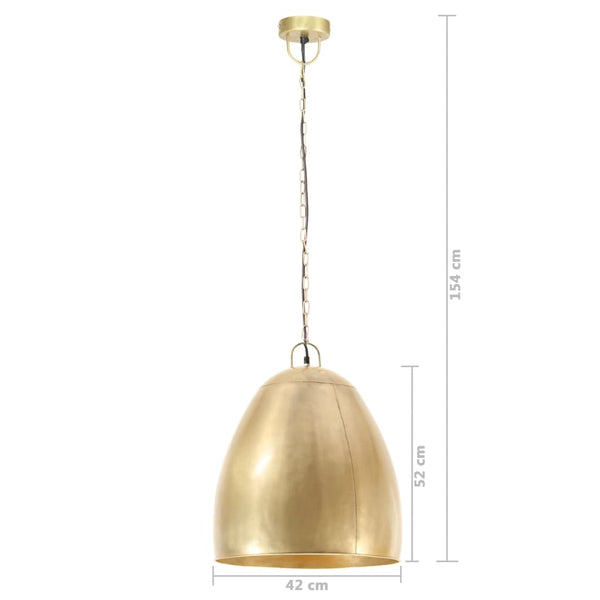 Messinki teollistyylinen riippuvalaisin Infratirea 42cm (25 w, pyöreä, e27)