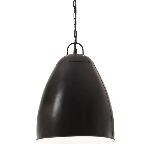 Musta teollistyylinen riippuvalaisin Infratirea 32cm (25 w, pyöreä, e27)