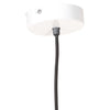 Valkoinen riippuvalaisin Romona 28,5cm (25 w, pyöreä, e27)