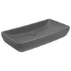 Matte dunkelgraue luxuriöse Waschtisch Gradinescu 71x38cm