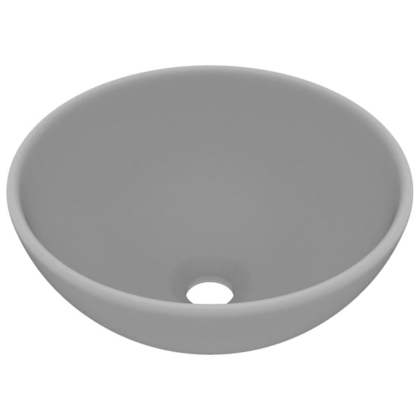 Matte hellgraue luxuriöse Gigelu Waschtisch 32,5x14cm (Keramik)