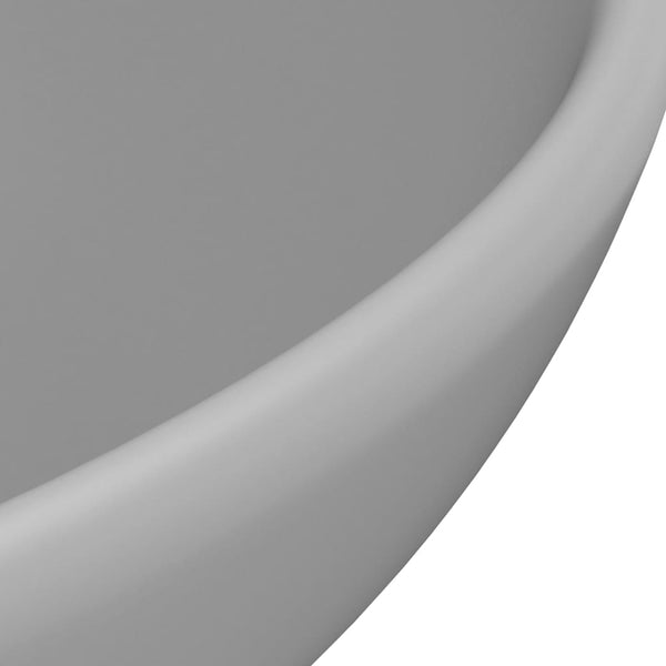 Matte hellgraue luxuriöse Gigelu Waschtisch 32,5x14cm (Keramik)
