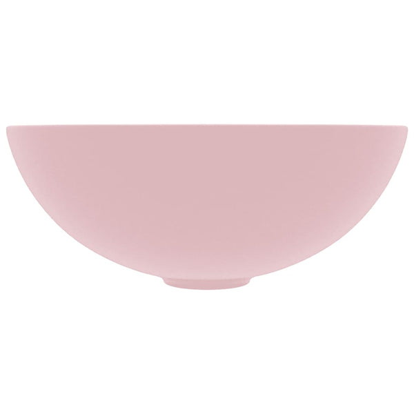 Rosa Waschbecken Moroi rund (Keramik)