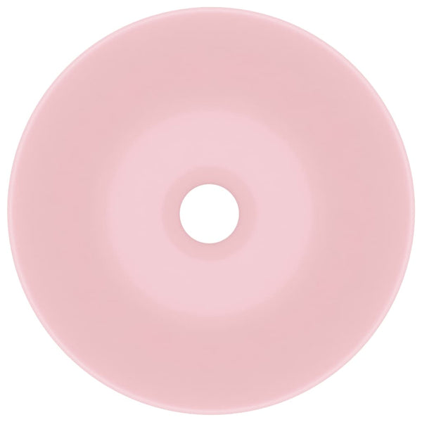 Rosa Waschbecken Moroi rund (Keramik)