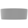 Matt hellgraues Luxus-Waschbecken Eliazar 40x15cm (Keramik)