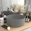 Matt hellgraues Luxus-Waschbecken Eliazar 40x15cm (Keramik)