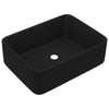 Matt schwarzes Luxus-Waschbecken Miruzzi 41x30x12cm (Keramik)
