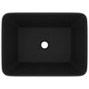 Matt schwarzes Luxus-Waschbecken Miruzzi 41x30x12cm (Keramik)