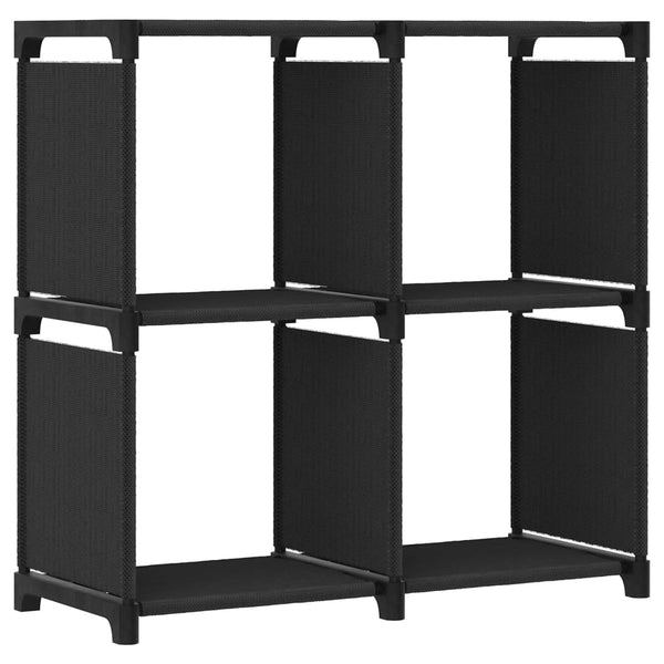 Schwarzes Regalwürfel Francel 69x30x72,5cm (Stoff)