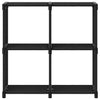 Schwarzes Regalwürfel Francel 69x30x72,5cm (Stoff)