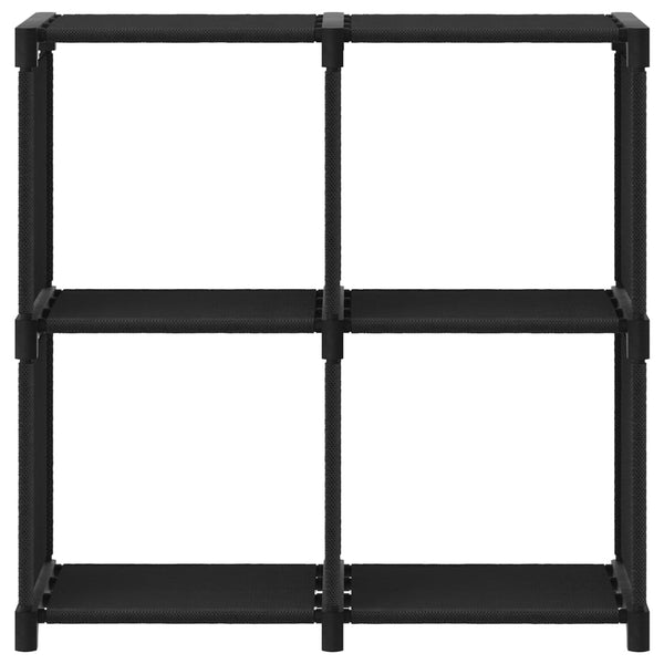 Schwarzes Regalwürfel Francel 69x30x72,5cm (Stoff)