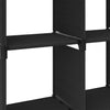 Schwarzes Regalwürfel Francel 69x30x72,5cm (Stoff)