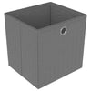 Francel Präsentationsregal grau + Boxen 103x30x72,5cm (Stoff)