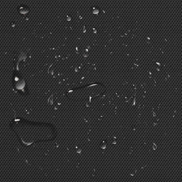 Schwarzes Würfel-Präsentationsregal Francel 103x30x107,5cm (Stoff)