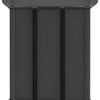 Graues Regal mit 9 Fächern + Schubladen Francel 103x30x107,5cm (Stoff)