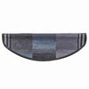 Selbstklebende Treppenmatten Tudosiu Schwarz und Grau 65x21x4cm (15 Stück)