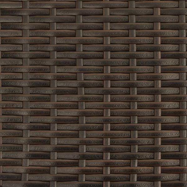 Braune stapelbare Outdoor-Stühle Vanda (4er-Set Polyrattan)