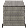 Graue Gartenaufbewahrungsbox Marsiliean 120x65x61cm (Polyrattan)