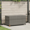 Graue Gartenaufbewahrungsbox Marsiliean 120x65x61cm (Polyrattan)
