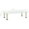 Mattes TV-Rack Wrabel 60x35x17cm (gehärtetes Glas)
