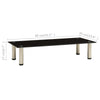 Schwarzer TV-Schrank Wrabel 80x35x17cm (gehärtetes Glas)