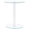 Transparenter Couchtisch Corceagu 40cm (Hartglas)