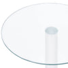 Transparenter Couchtisch Corceagu 40cm (Hartglas)