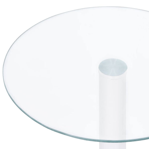 Transparenter Couchtisch Corceagu 40cm (Hartglas)