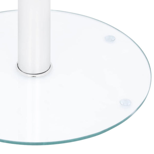 Transparenter Couchtisch Corceagu 40cm (Hartglas)
