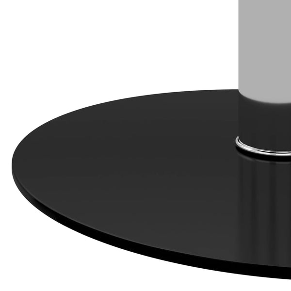 Schwarzer Couchtisch Corceagu 40 cm (Hartglas)
