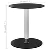 Schwarzer Couchtisch Corceagu 40 cm (Hartglas)