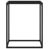 Konsolentisch Lakiss schwarz 60x35x75cm (Hartglas)