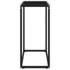 Konsolentisch Lakiss schwarz 60x35x75cm (Hartglas)