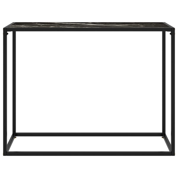 Konsolentisch Lakiss 100x35x75cm in Schwarz (Gehärtetes Glas)