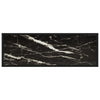 Konsolentisch Lakiss 100x35x75cm in Schwarz (Gehärtetes Glas)