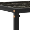 Konsolentisch Lakiss 100x35x75cm in Schwarz (Gehärtetes Glas)