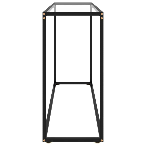 Lakiss-läpinäkyvä konsolipöytä 120x35x75cm (karkaistu lasi)
