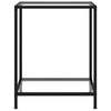 Lakis transparenter Konsolentisch 60x35x75cm (Hartglas)