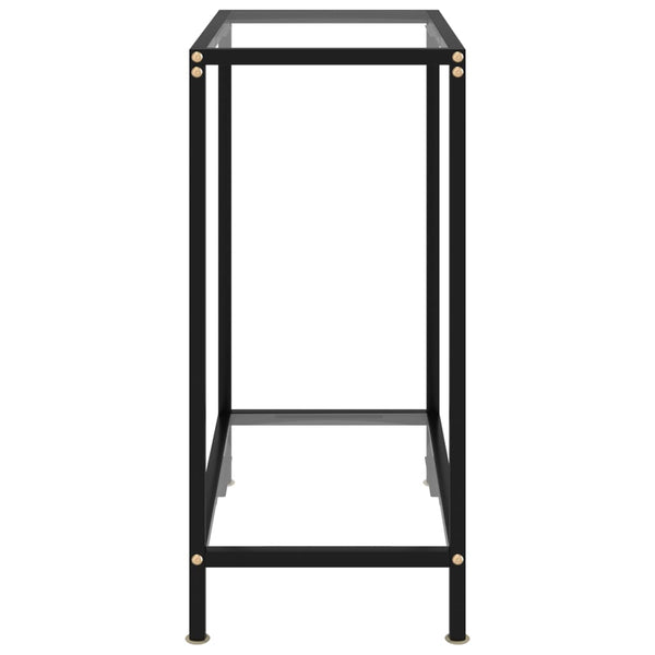 Lakis transparenter Konsolentisch 60x35x75cm (Hartglas)