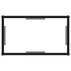 Lakis transparenter Konsolentisch 60x35x75cm (Hartglas)