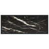 Schwarzer TV-Schrank Smaranda 100x40x40cm (mit schwarzer Marmorglasplatte)