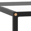Couchtisch Aurora Schwarz 80x80x35cm (gehärtetes Glas)