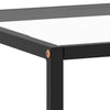 Schwarzer Couchtisch Aurora 100x50x35cm (gehärtetes Glas)