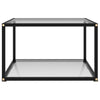 Anidor Couchtisch 60x60x35cm transparent (gehärtetes Glas)
