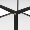 Anidor Couchtisch 60x60x35cm transparent (gehärtetes Glas)
