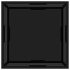 Schwarzer Couchtisch Anidor 60x60x35cm (Hartglas)